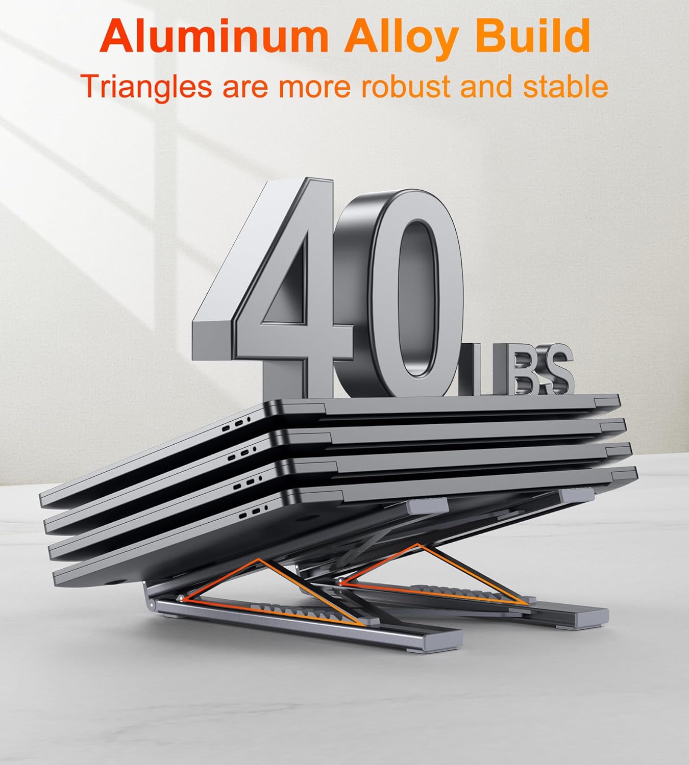 Foldable Aluminum Laptop Stand