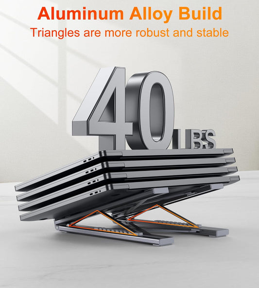 Foldable Aluminum Laptop Stand