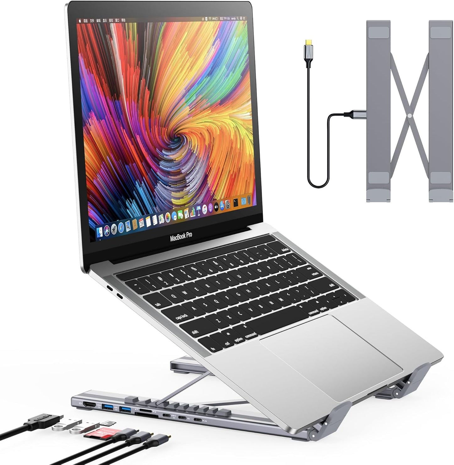 Foldable Aluminum Laptop Stand