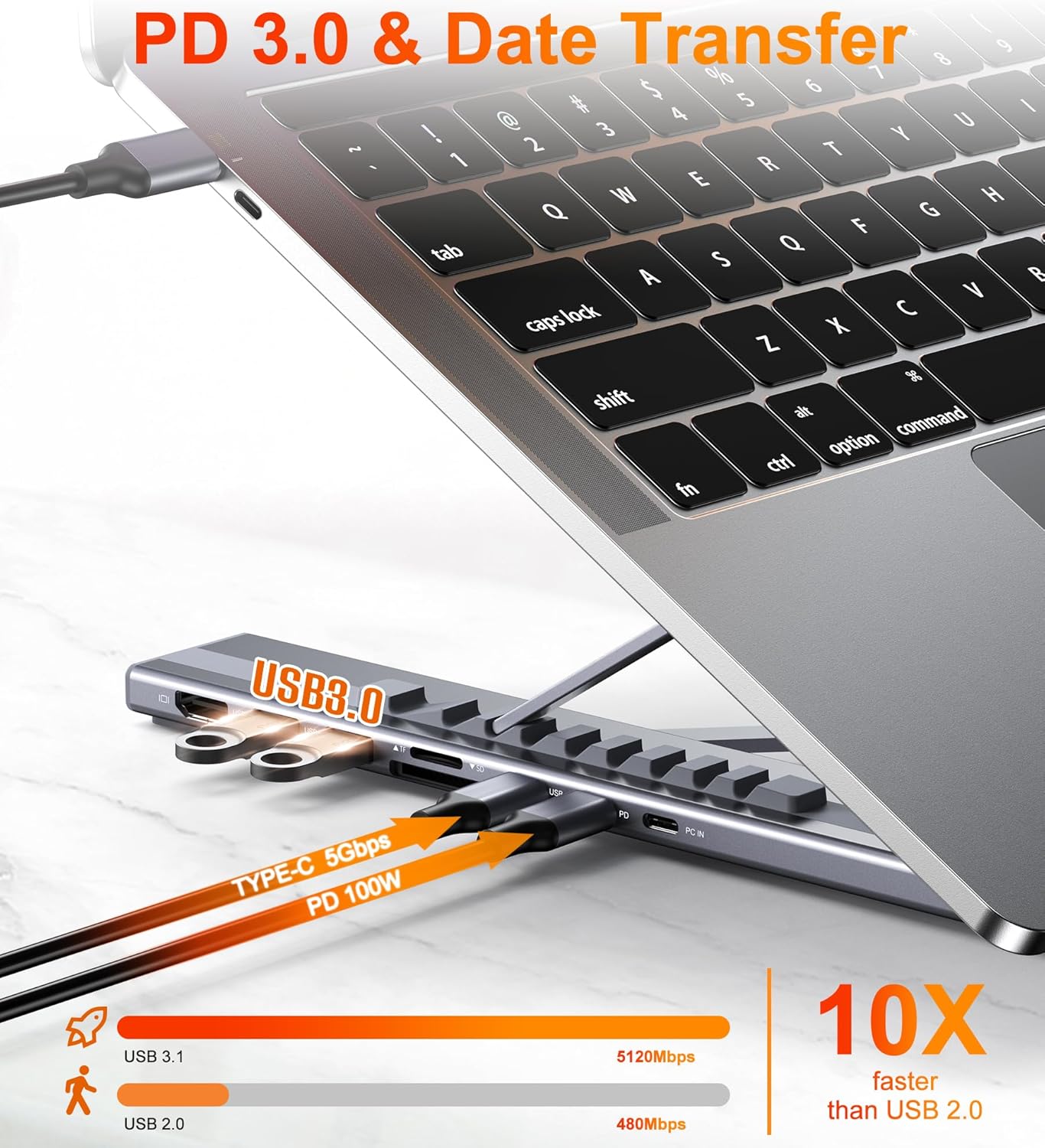Foldable Aluminum Laptop Stand