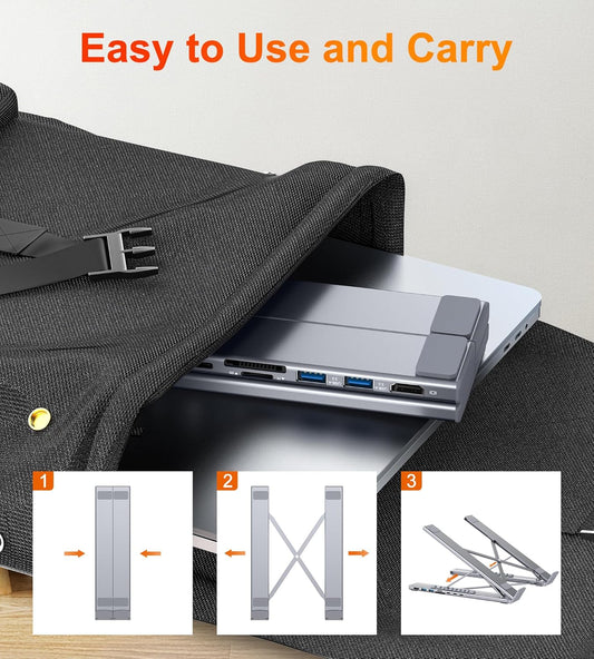 Foldable Aluminum Laptop Stand